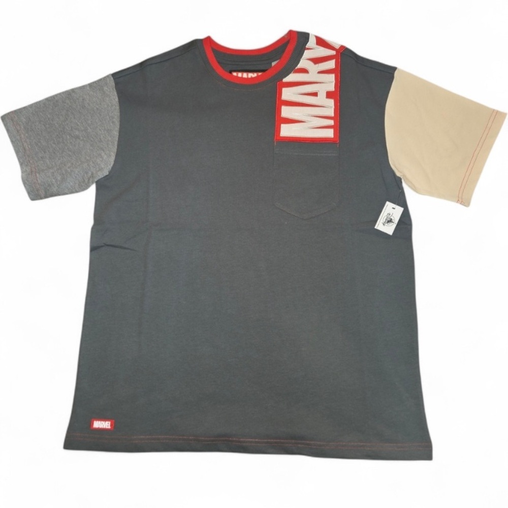 NWT Marvel Men's Tri-Color Graphic Tee Size L